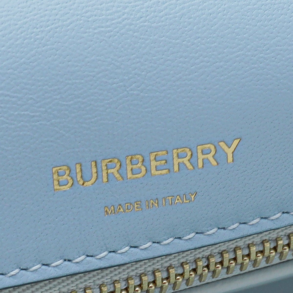Burberry Pale Blue Soft Olympia Small Chain Bag