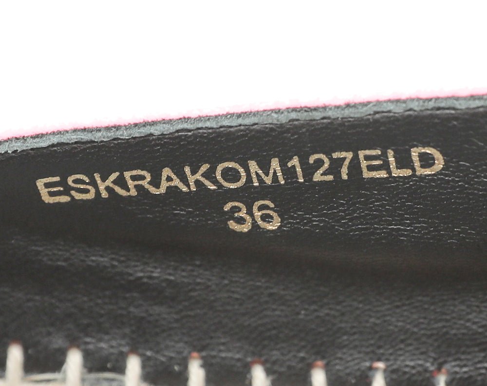 Burberry Pink Hodgeson Logo Espadrille 36