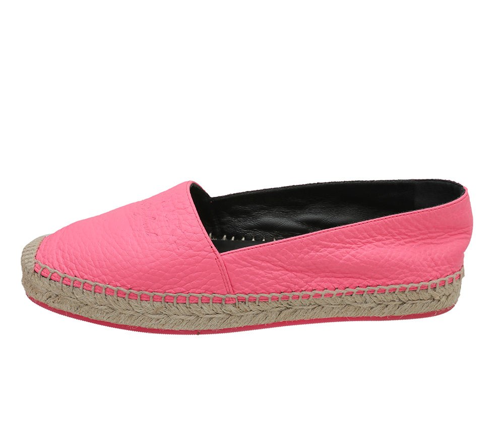 Burberry Pink Hodgeson Logo Espadrille 36