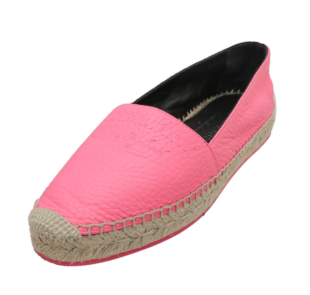 Burberry Pink Hodgeson Logo Espadrille 36