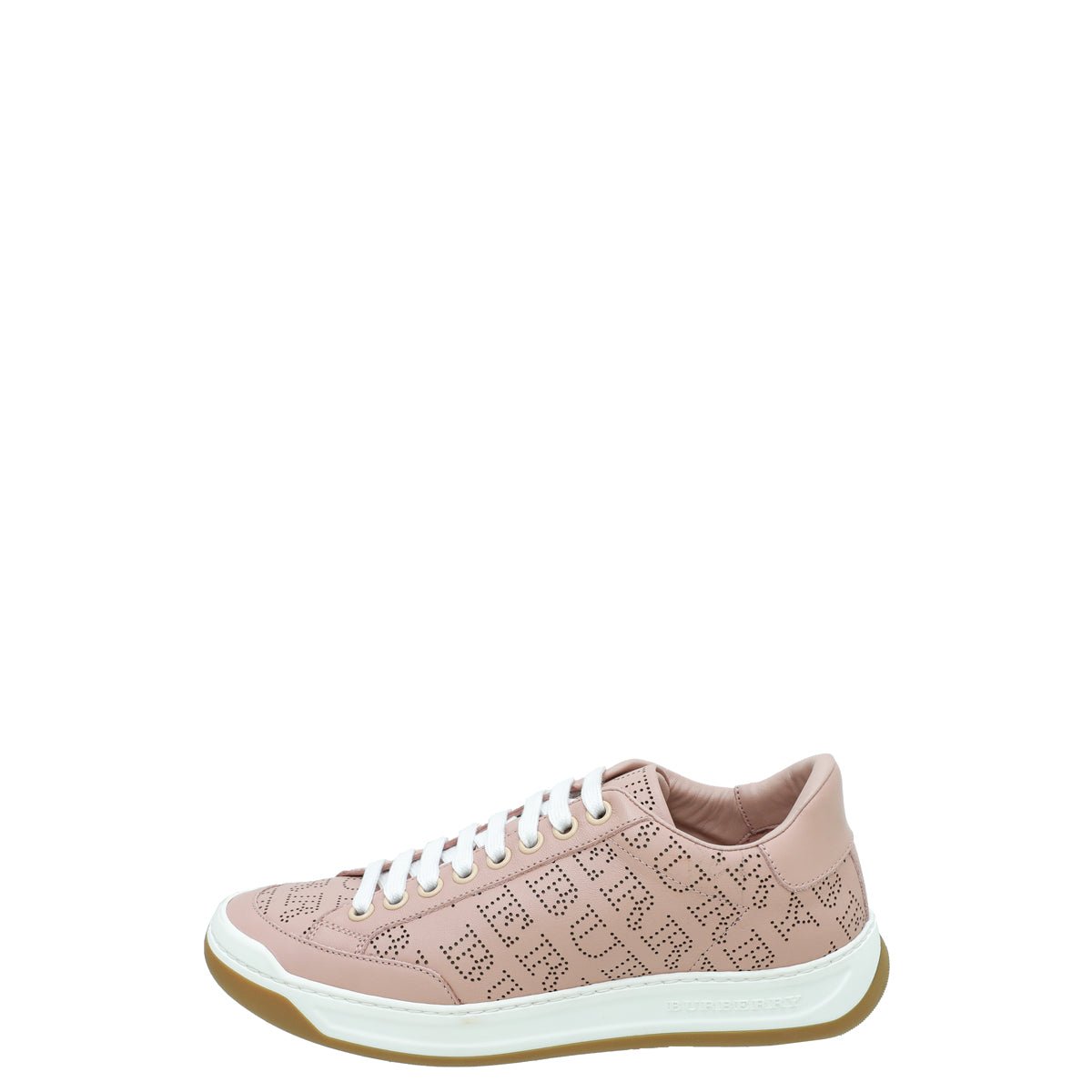Burberry Pink Timsbury Perforated Sneaker 35