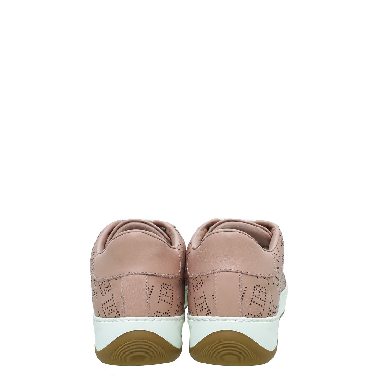 Burberry Pink Timsbury Perforated Sneaker 35