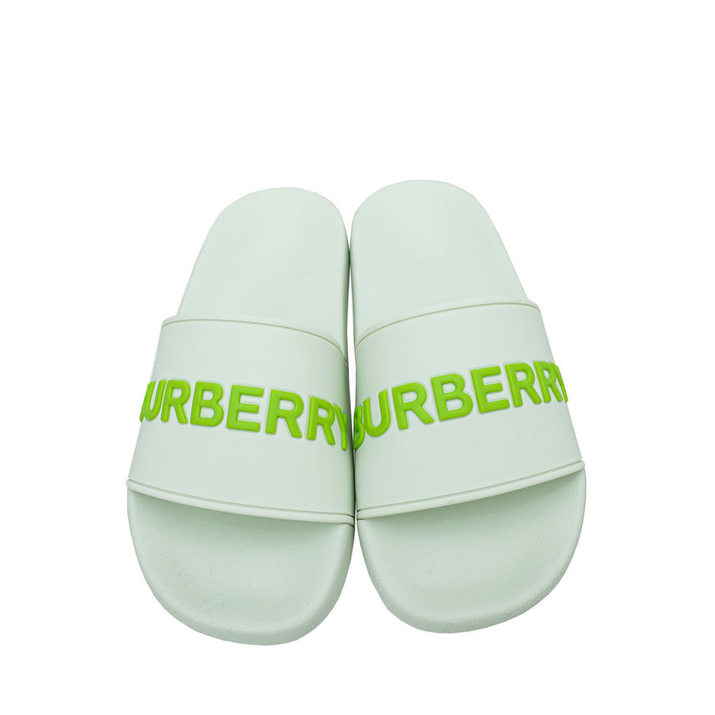 Burberry Pistachio Logo Slide Pool Sandal 39