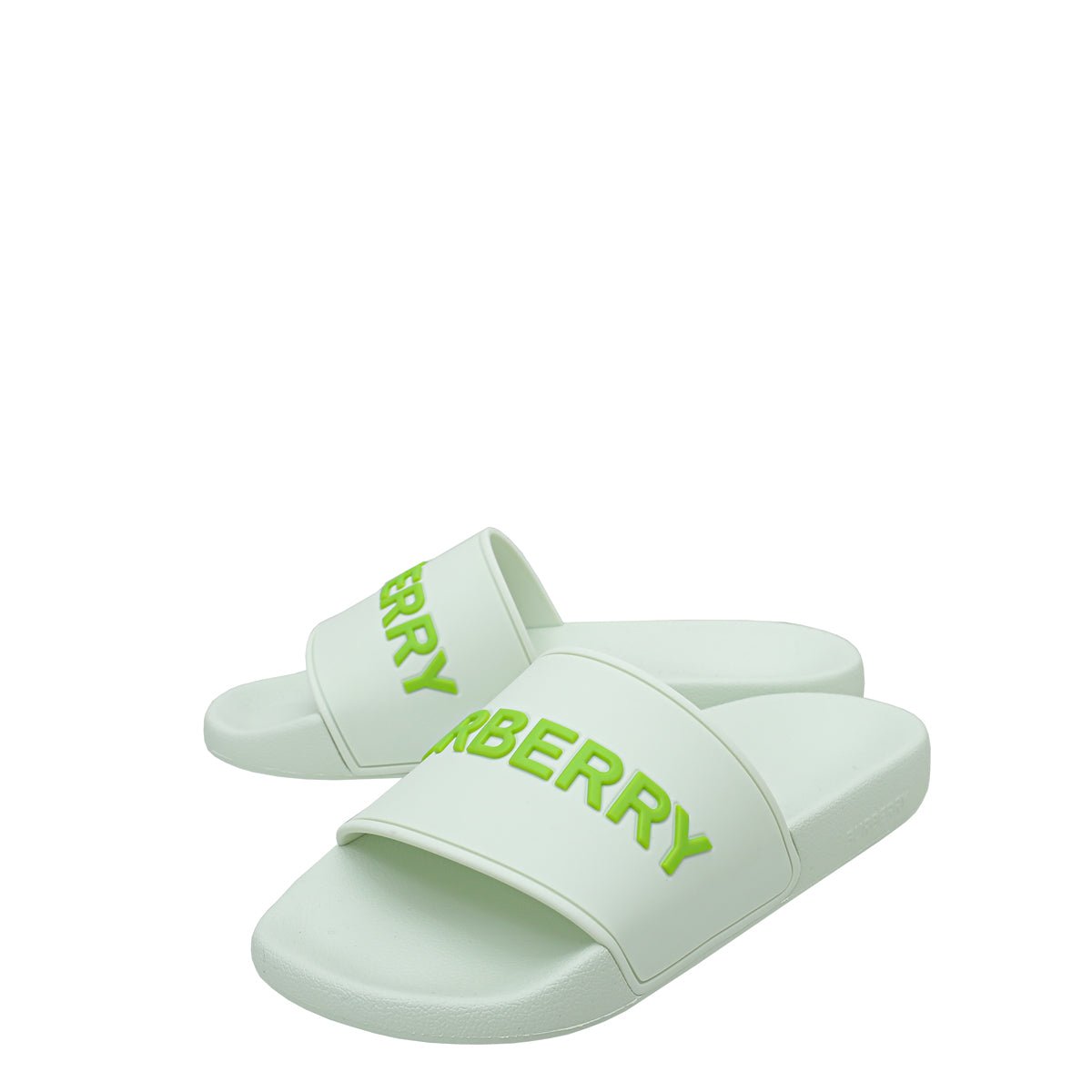 Burberry Pistachio Logo Slide Pool Sandal 39