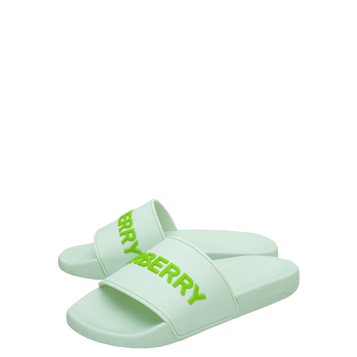 Burberry Pistachio Logo Slide Pool Sandal 40