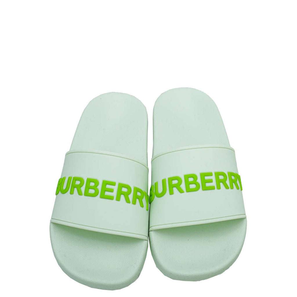Burberry Pistachio Logo Slide Pool Sandal 40