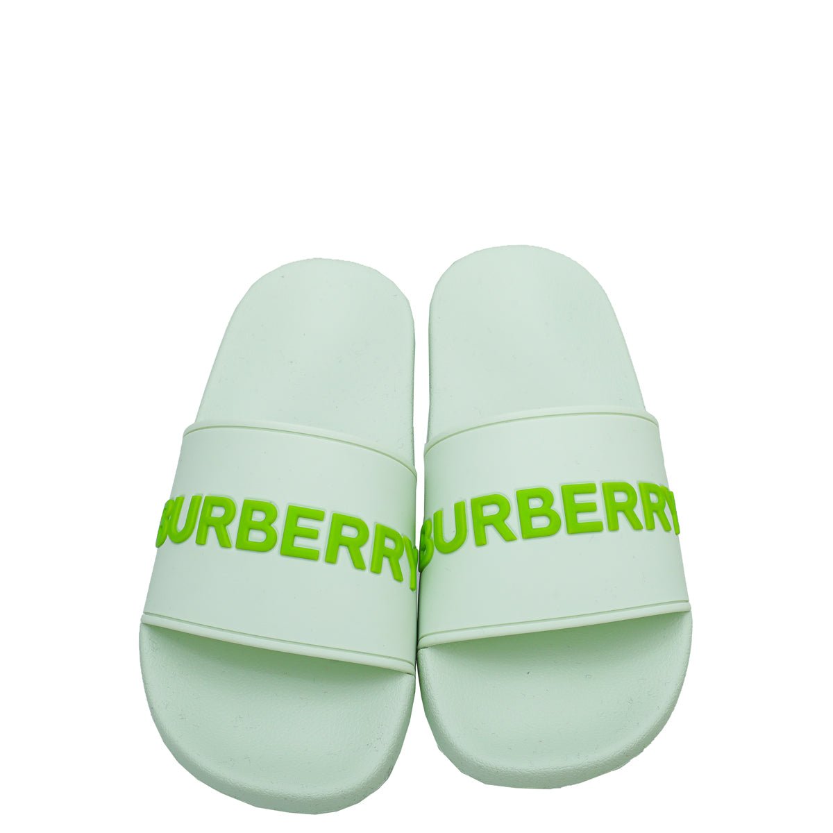 Burberry Pistachio Logo Slide Pool Sandal 40