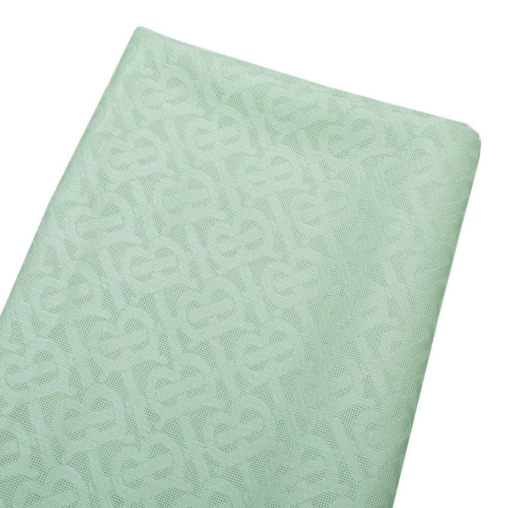 Burberry Pistachio TB Logo Print Scarf