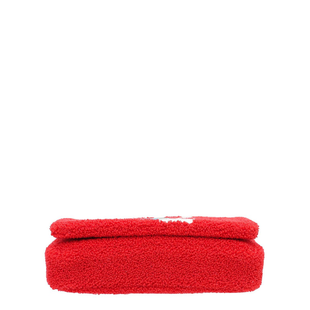 Burberry Red Terry Cloth Mini Love Lola Bag