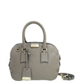 Burberry Taupe Heritage Grain Medium Orchard Bowling Bag