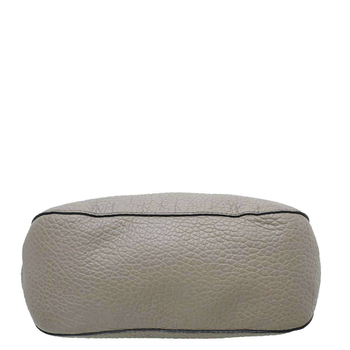 Burberry Taupe Heritage Grain Medium Orchard Bowling Bag