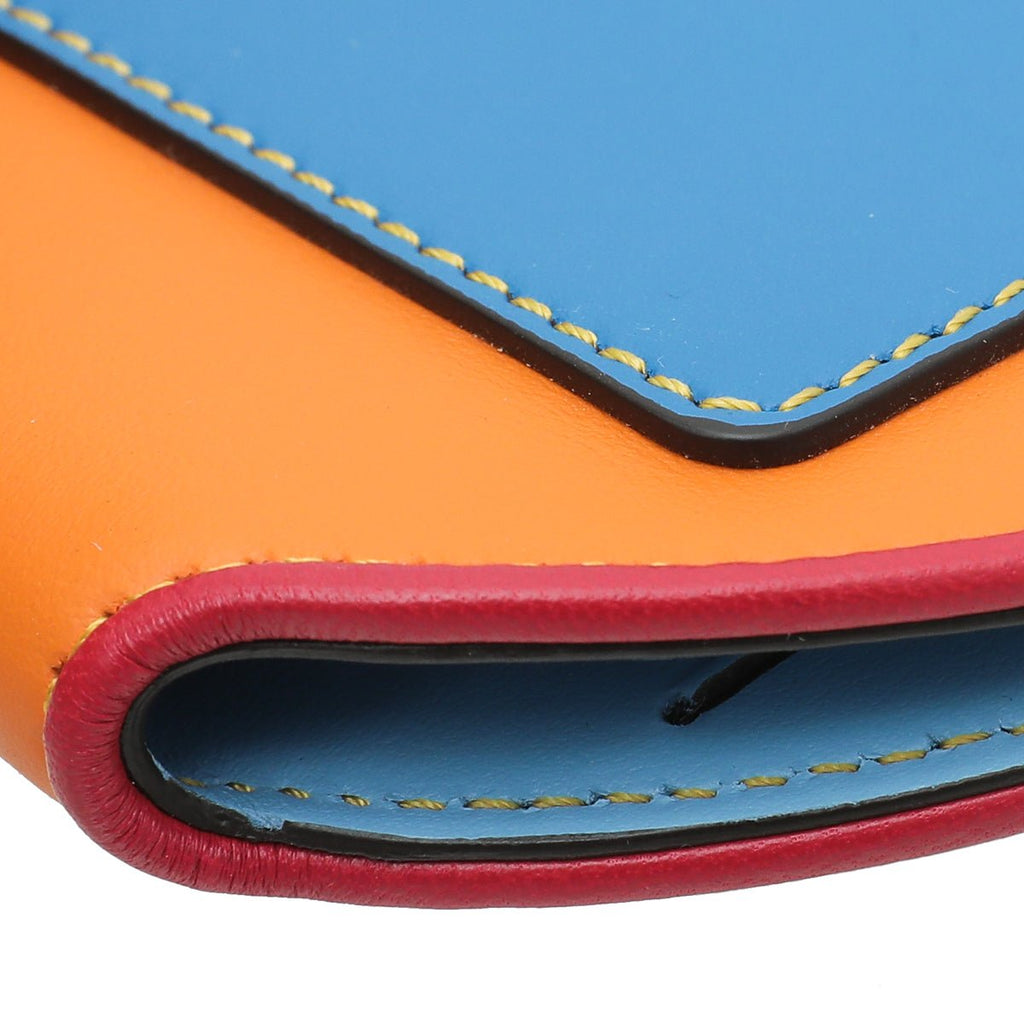 Burberry Tricolor Olympia Fold Zip Wallet