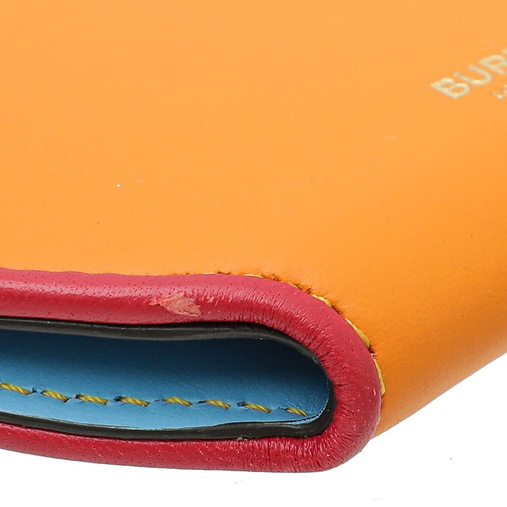 Burberry Tricolor Olympia Fold Zip Wallet