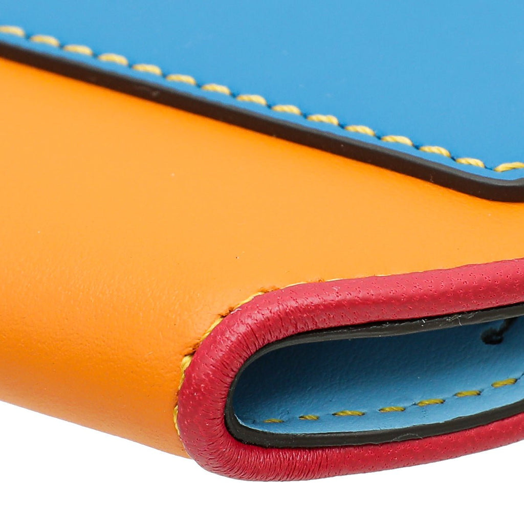 Burberry Tricolor Olympia Fold Zip Wallet