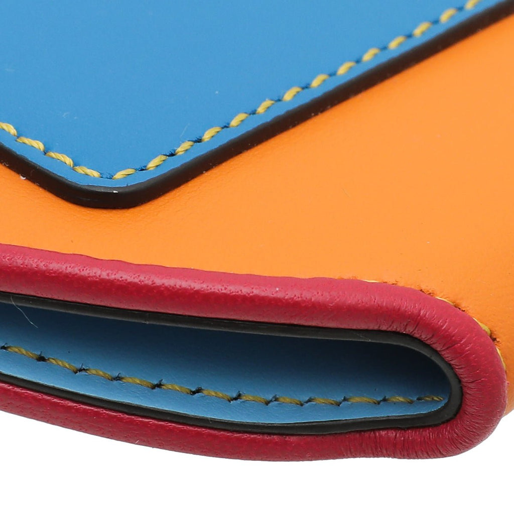 Burberry Tricolor Olympia Fold Zip Wallet