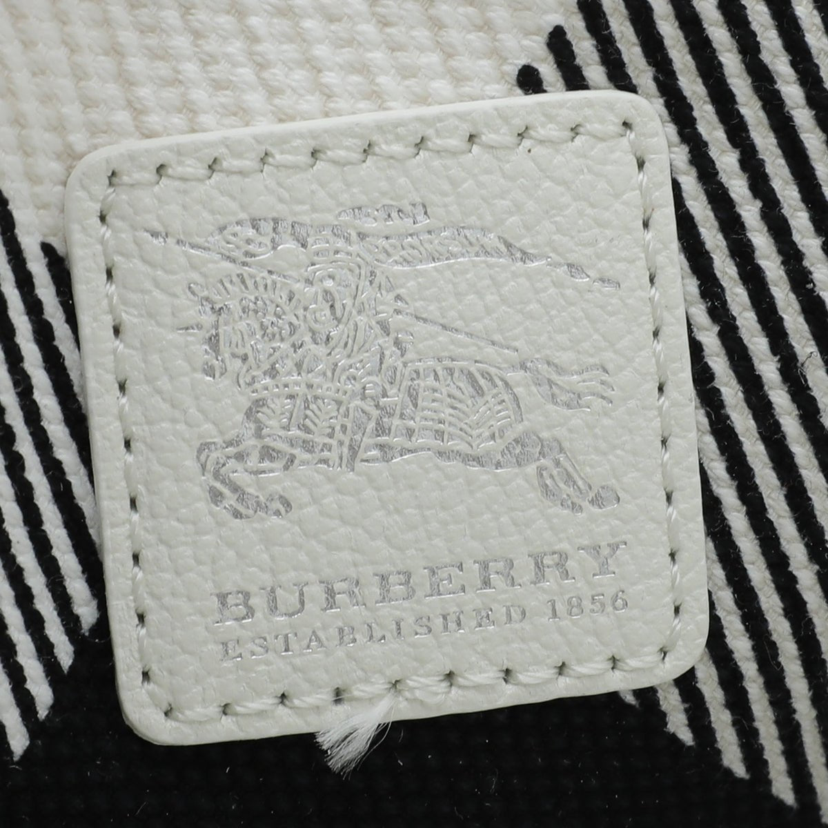 Burberry White Multicolor Confetti Heart Cantley Tote Bag