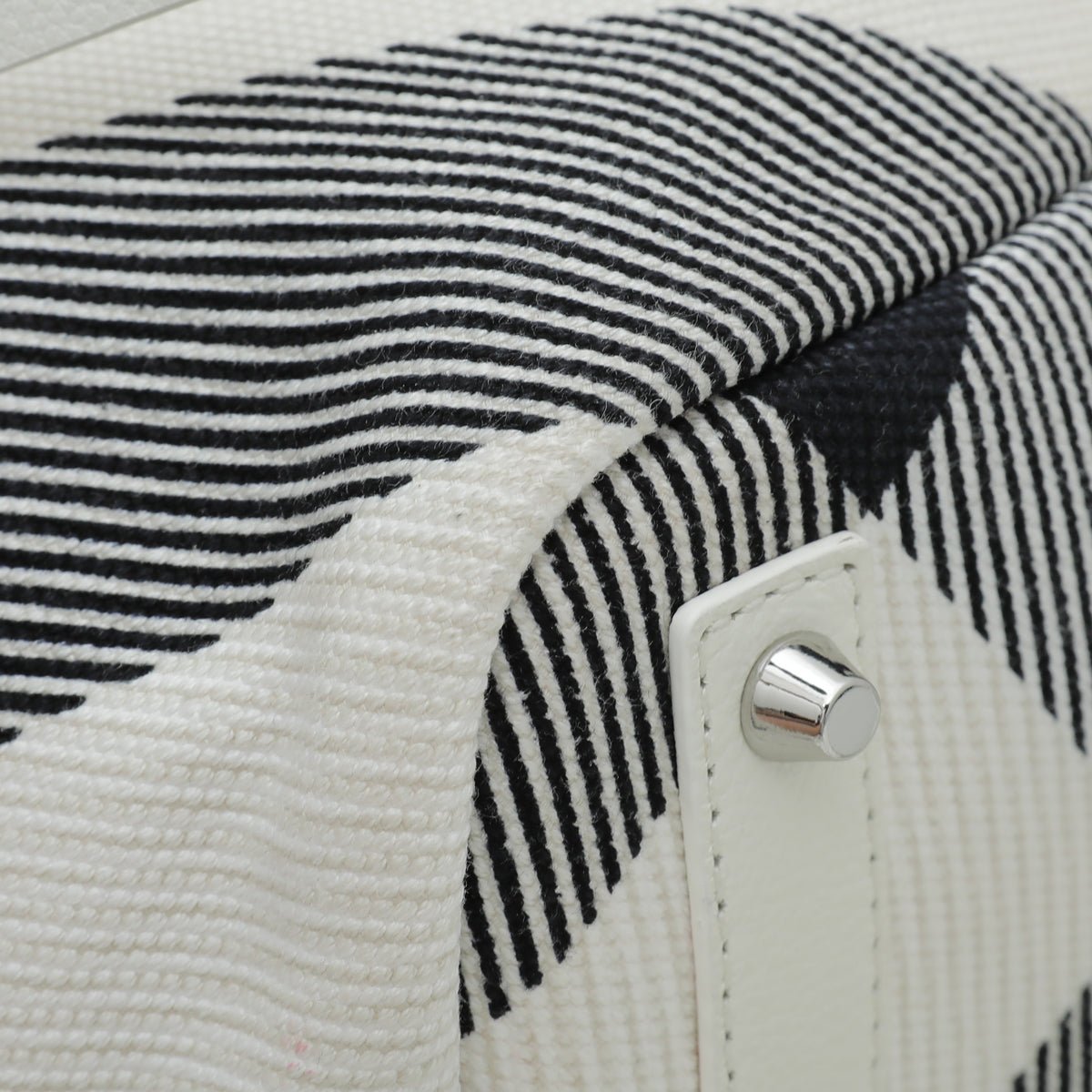 Burberry White Multicolor Confetti Heart Cantley Tote Bag