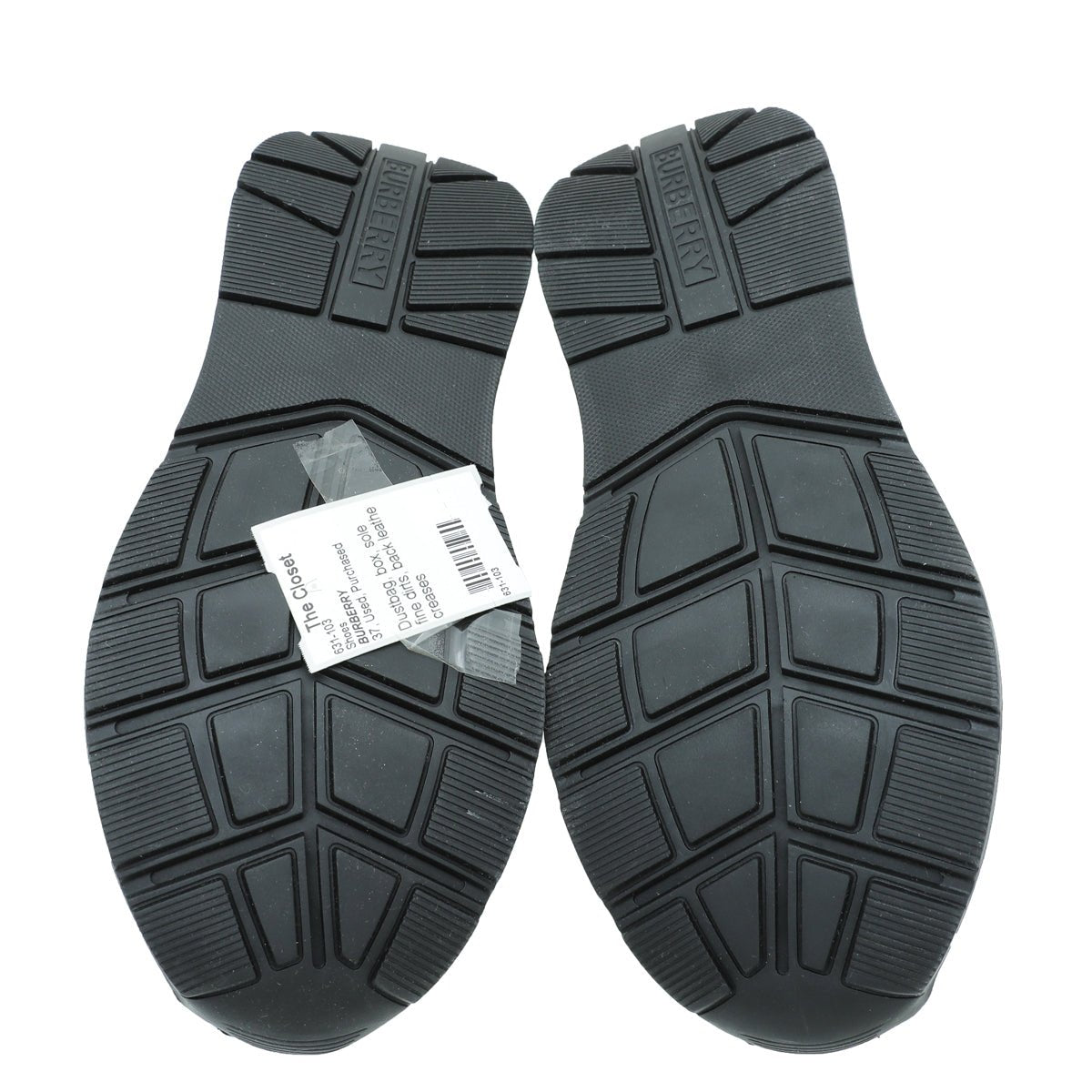 Burberry White Ramsey Racing Sneaker 37