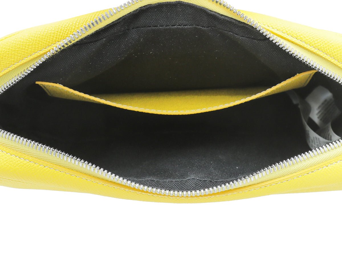 Burberry Yellow TB Logo Teddy Belt Bag