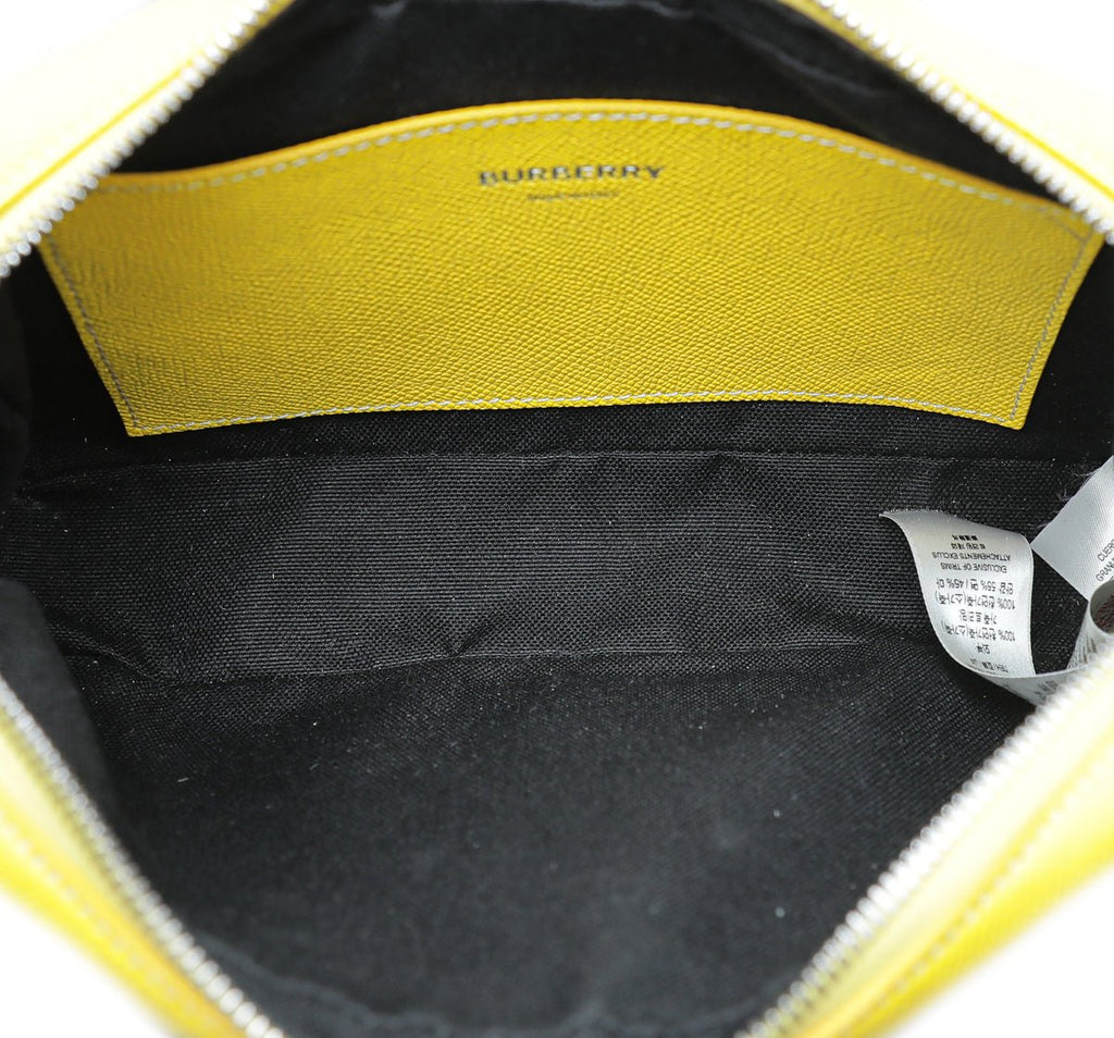 Burberry Yellow TB Logo Teddy Belt Bag