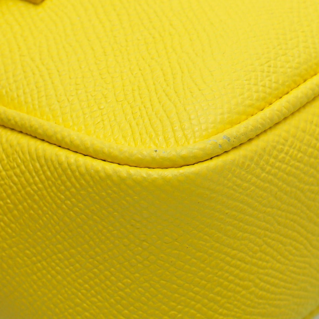 Burberry Yellow TB Logo Teddy Belt Bag