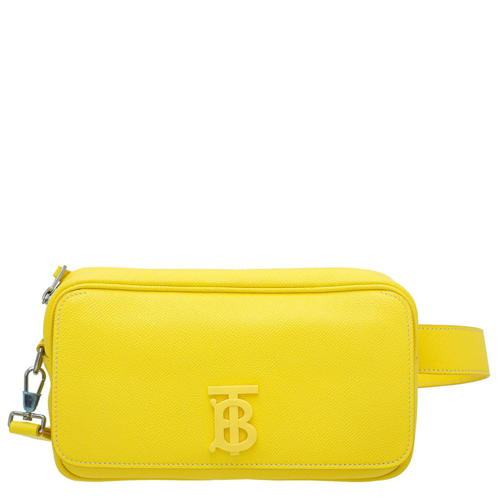 Burberry Yellow TB Logo Teddy Belt Bag