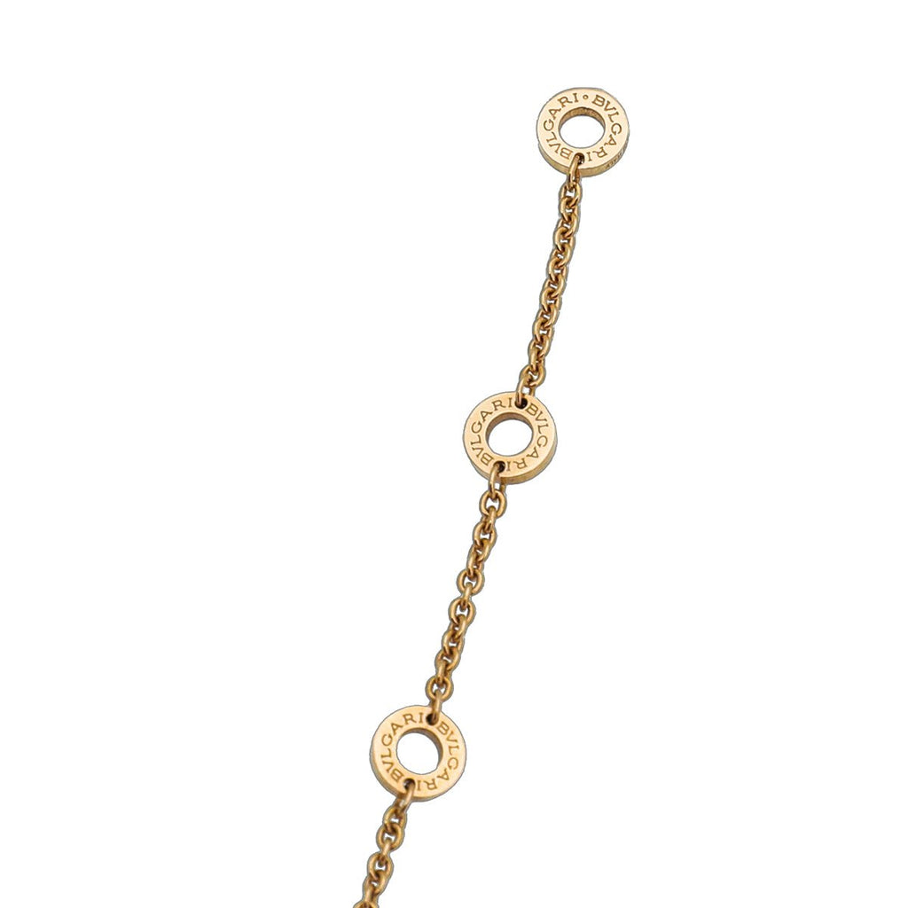Bvlgari 18K Pink Gold Black Ceramic B.Zero 1 Pendant Necklace