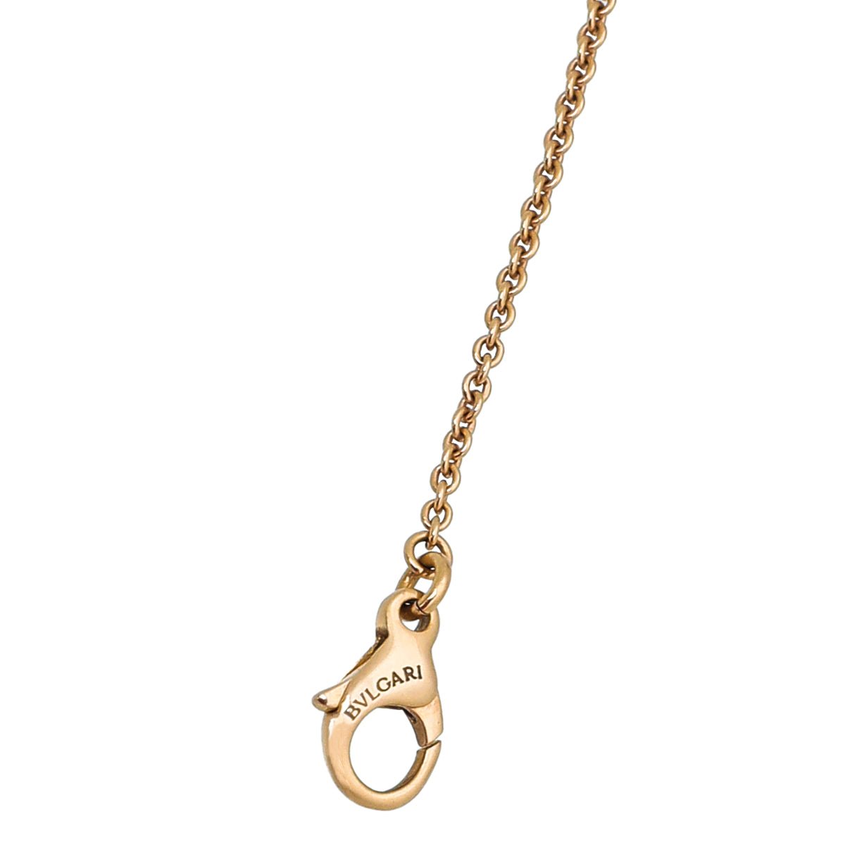 Bvlgari 18K Pink Gold Black Ceramic B.Zero 1 Pendant Necklace