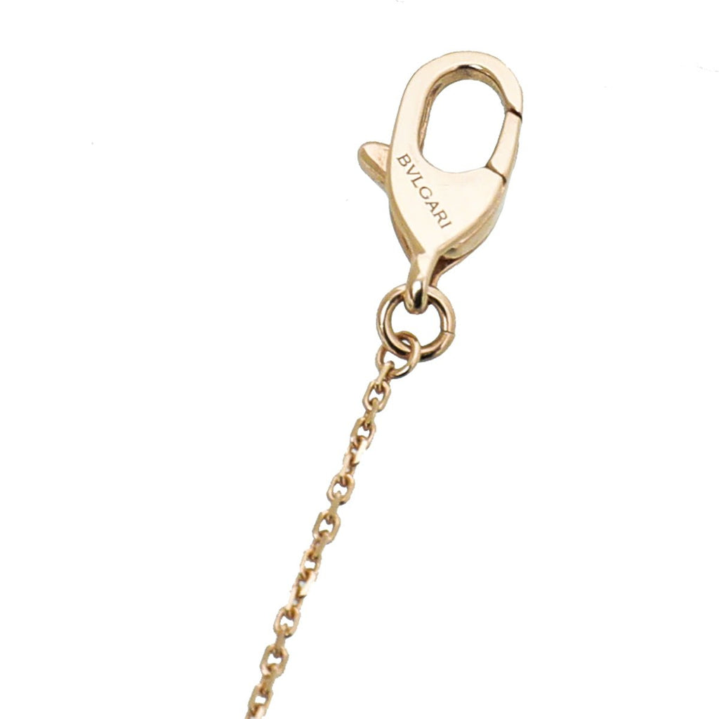 Bvlgari 18K Pink Gold Diamond Fiorever Necklace