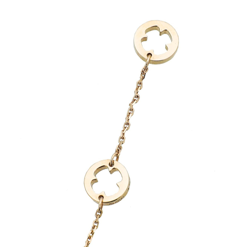 Bvlgari 18K Pink Gold Diamond Fiorever Necklace