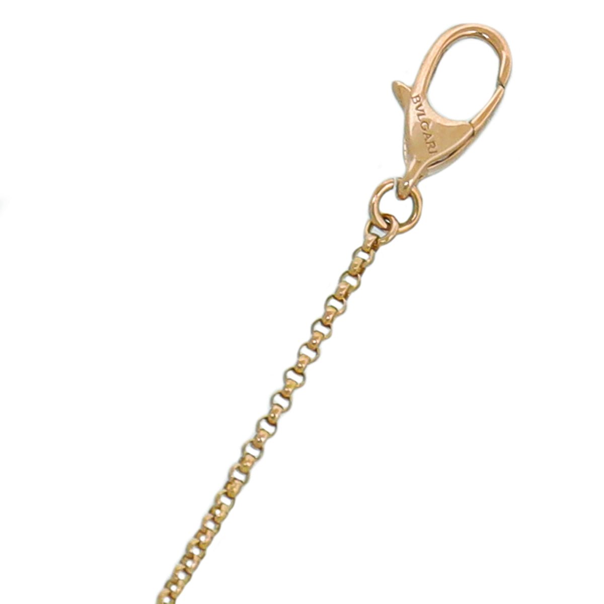 Bvlgari 18K Rose Gold Bronze Ceramic B Zero1 Necklace