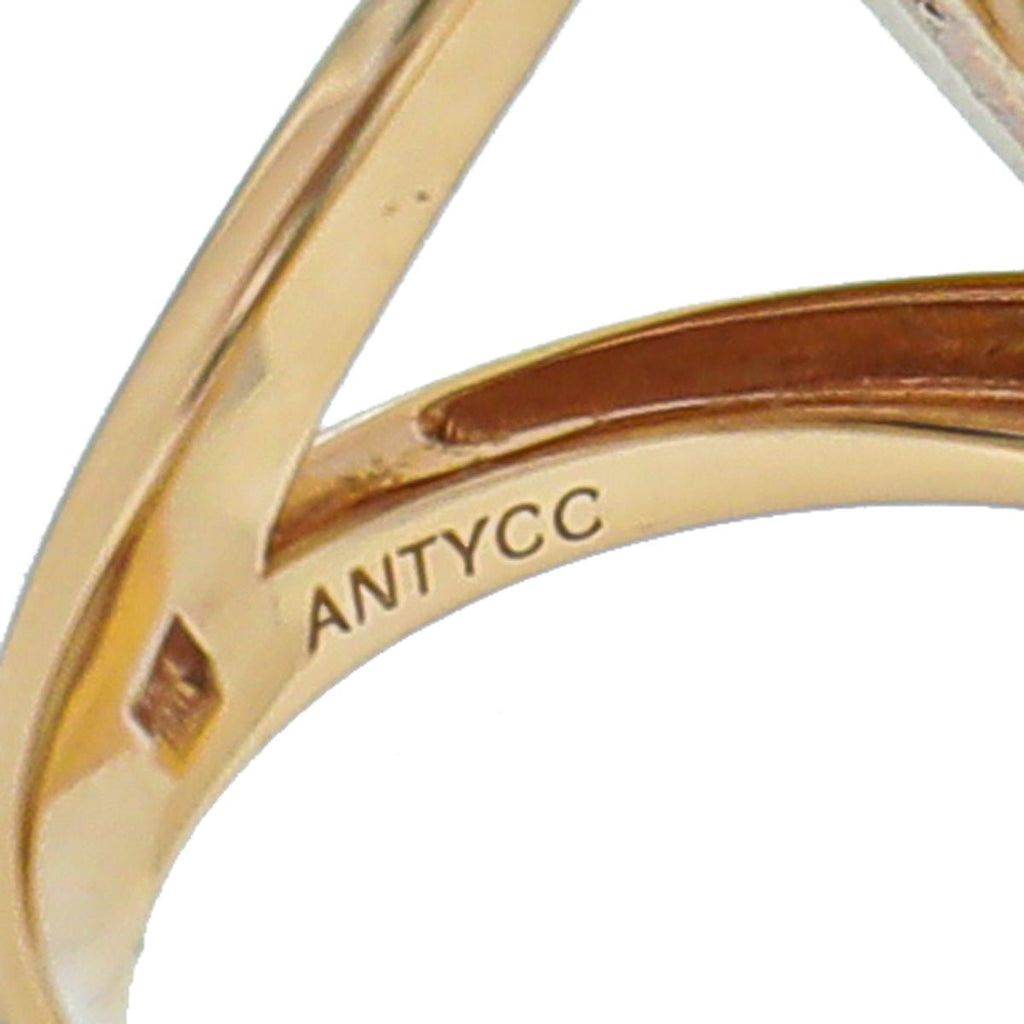 Bvlgari 18K Rose Gold Bvlgari MOP Ring 52