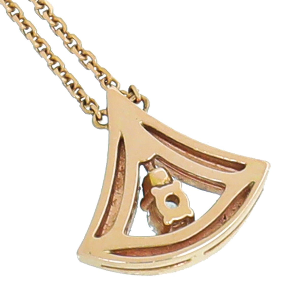 Bvlgari 18K Rose Gold Diamond Diva's Dream Necklace