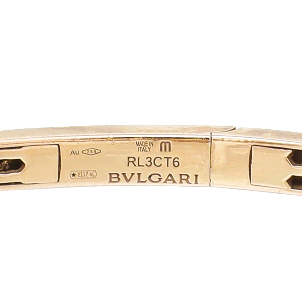 Bvlgari 18K Rose Gold Diamonds Serpenti Bracelet Medium