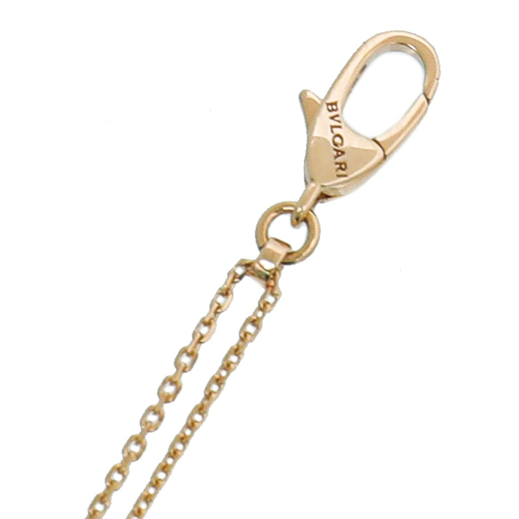 Bvlgari 18K Rose Gold Fiorever Bracelet w/Central Diamond