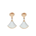 Bvlgari 18K Rose Gold MOP Diamond Diva's Dream Earrings