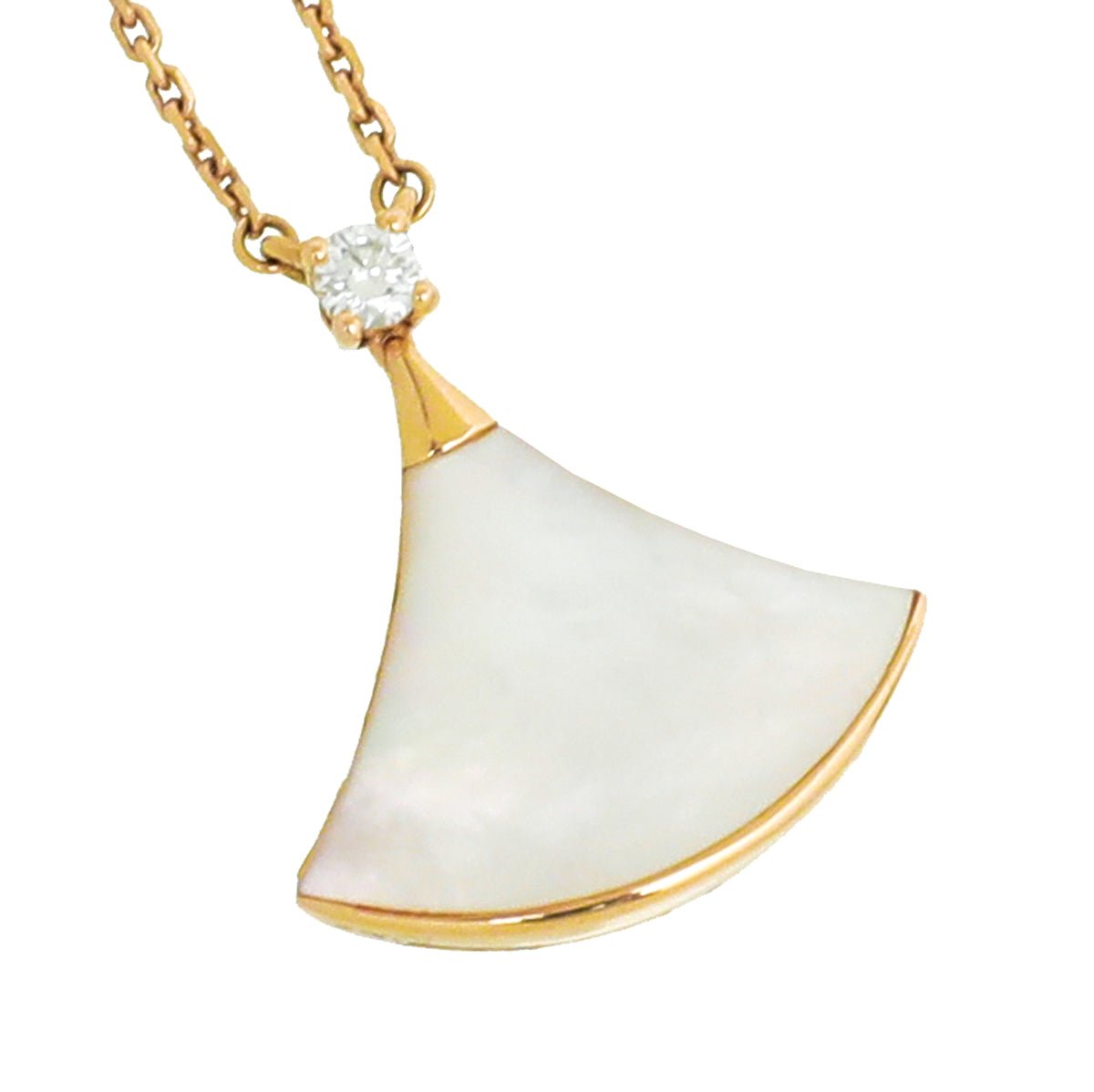 Bvlgari 18K Rose Gold MOP Diamond Diva's Dream Necklace