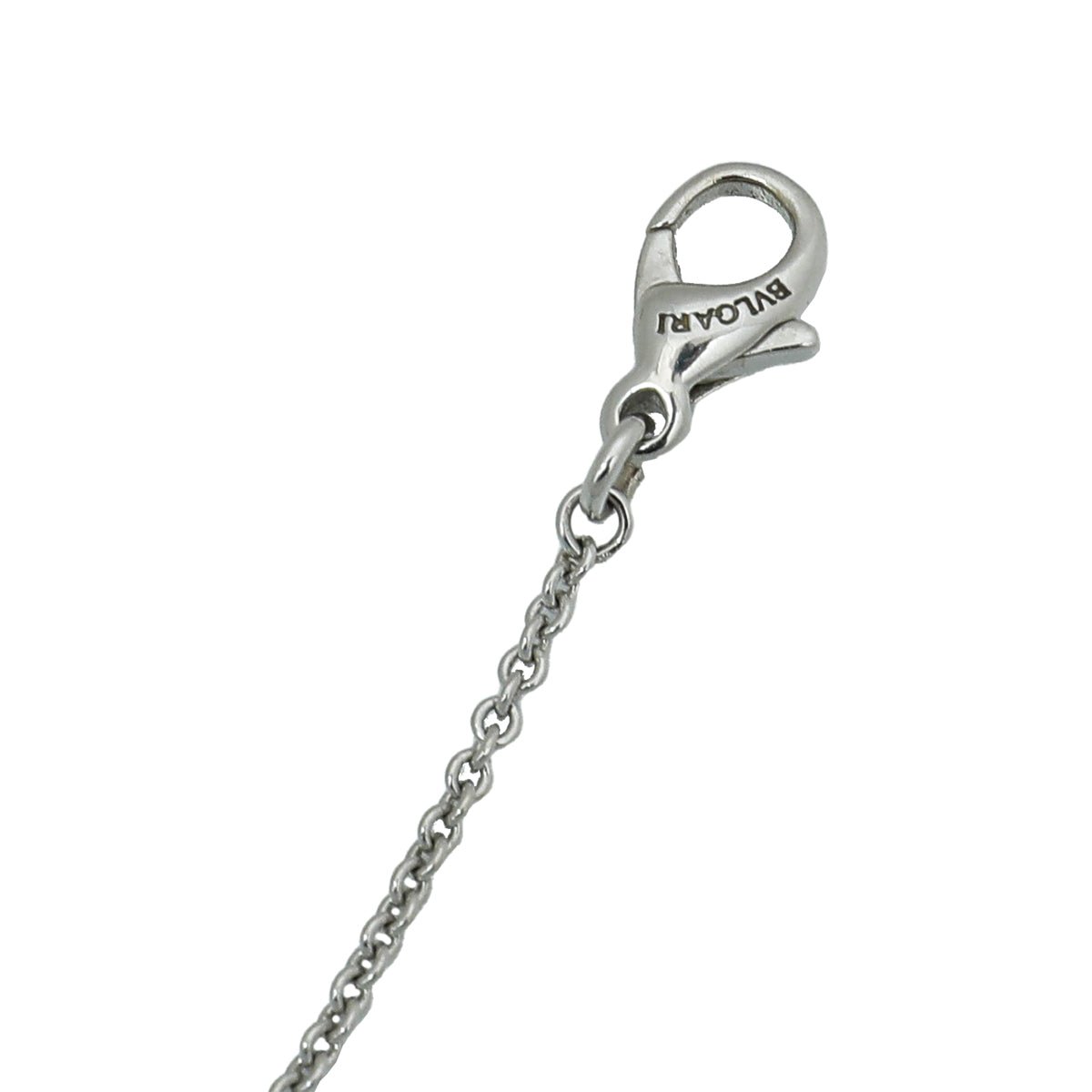 Bvlgari 18K White Gold Diamond Cicladi Necklace