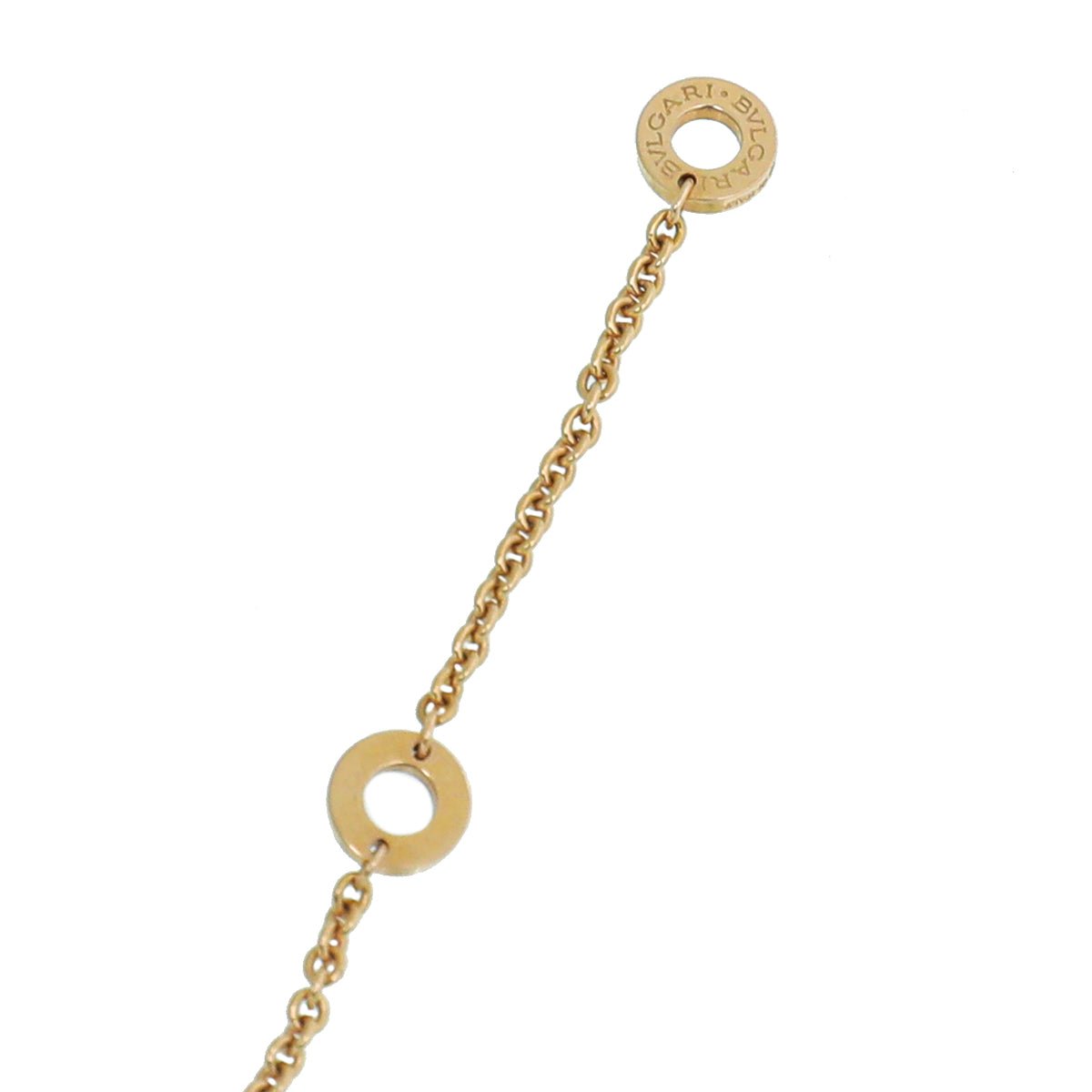 Bvlgari 18K Yellow Gold Black Ceramic B Zero Pendant Necklace
