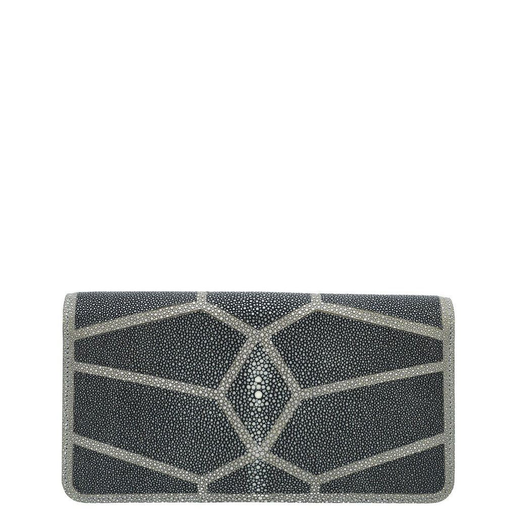 Bvlgari Bicolor Galuchat Serpenti Forever Chain Clutch
