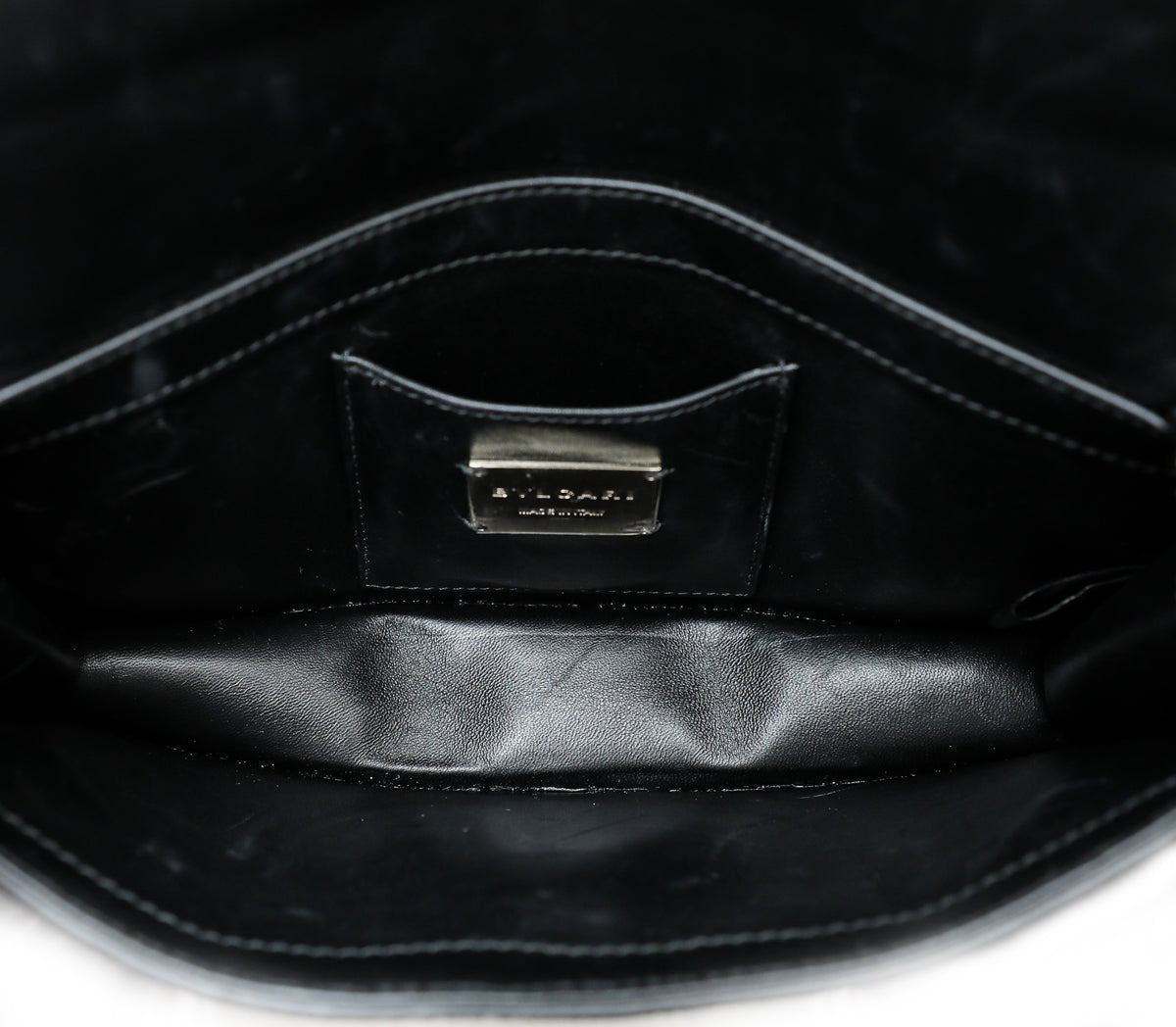 Bvlgari Bicolor Galuchat Serpenti Forever Chain Clutch