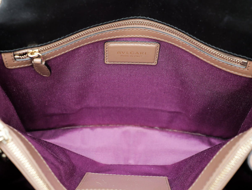 Bvlgari Bicolor Serpenti Forever Flap Chain Bag