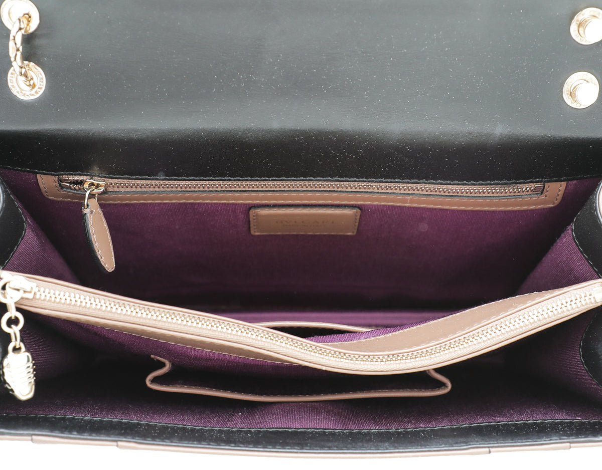 Bvlgari Bicolor Serpenti Forever Flap Chain Bag