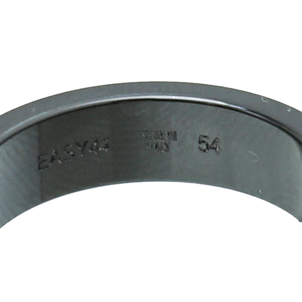 Bvlgari Black Bvlgari Ceramic w/Diamond Ring 54