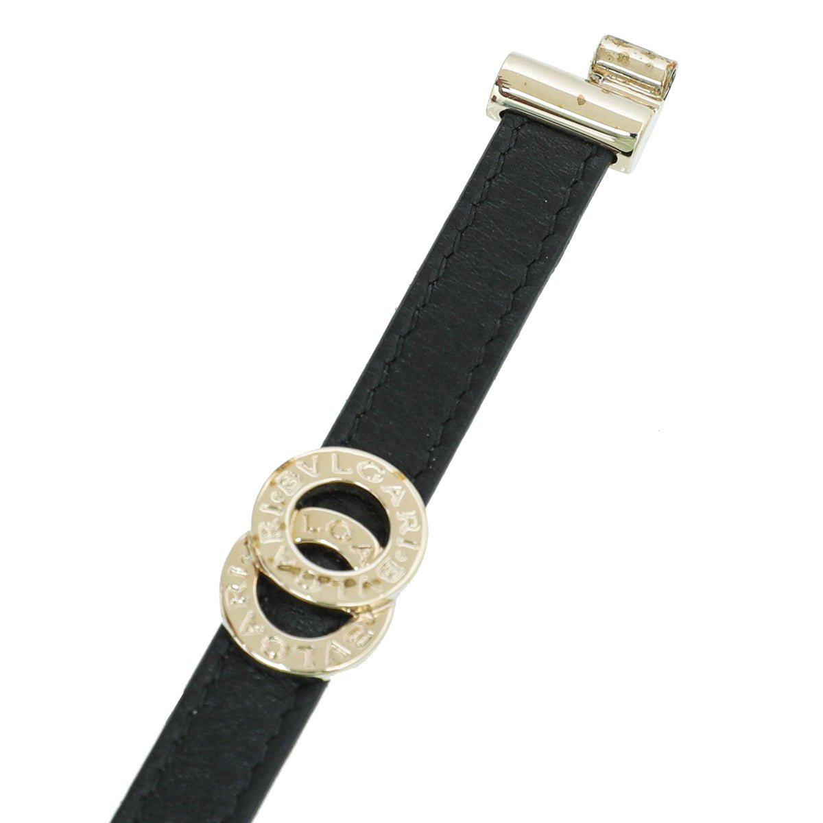 Bvlgari Black Double Coiled Bracelet