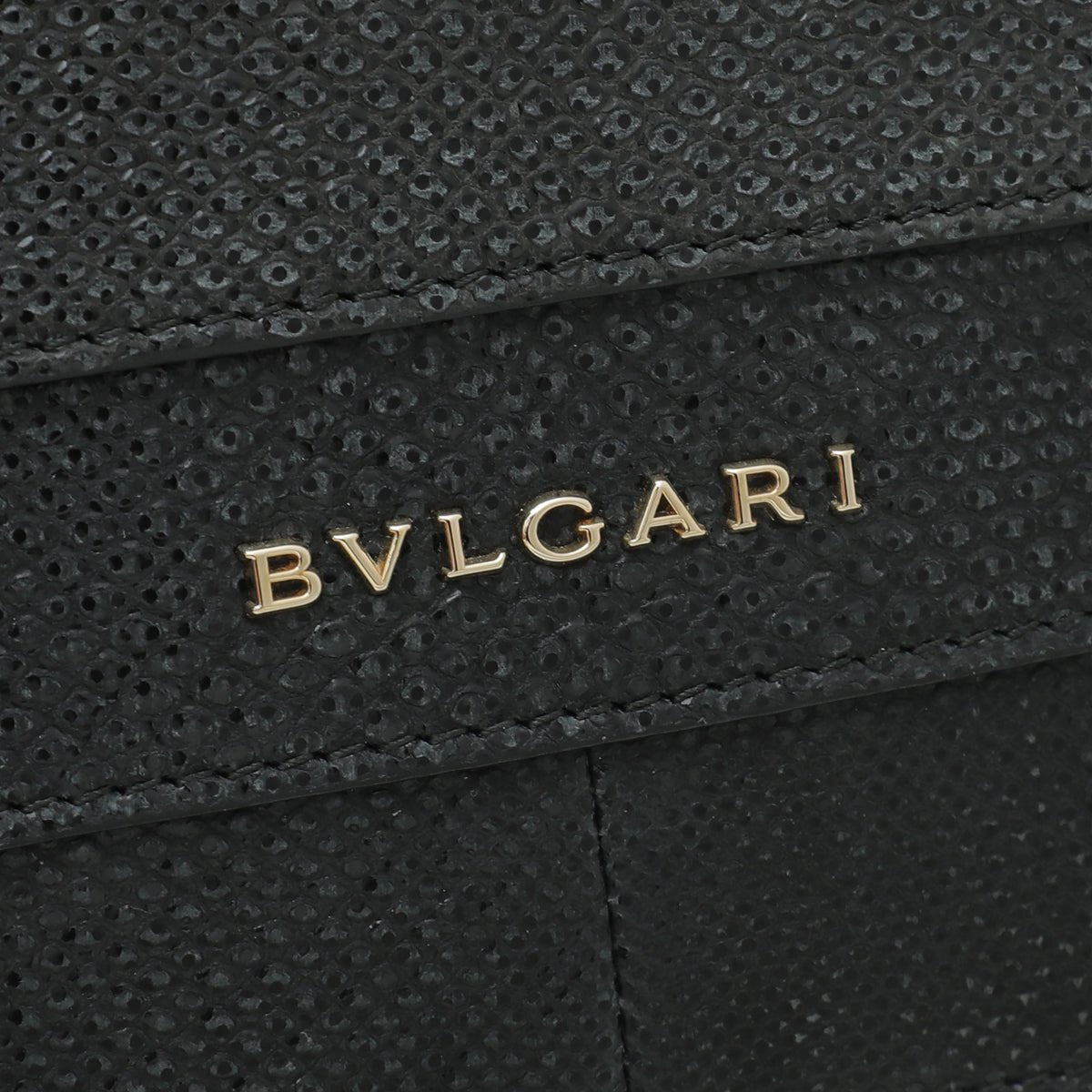 Bvlgari Black Karung Serpenti Forever Metallic Flap Medium Bag