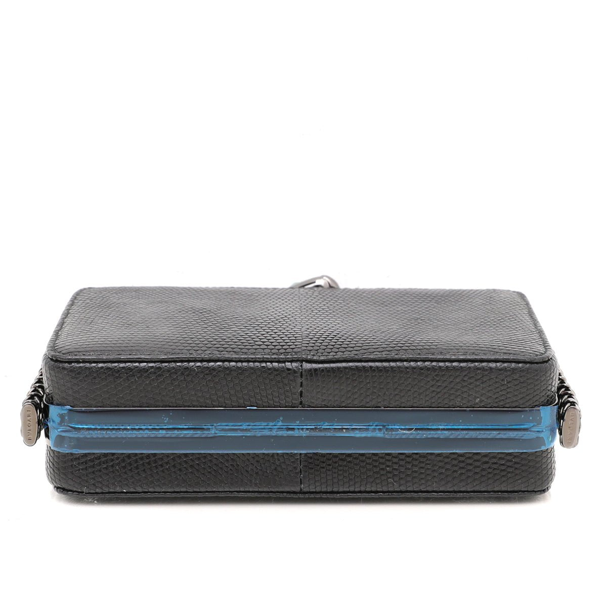 Bvlgari Black Lizard Jade Cocktail Serpenti Clutch