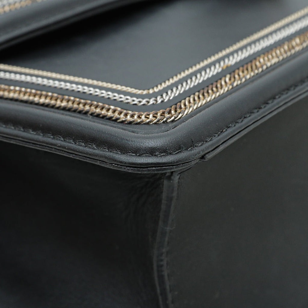 Bvlgari Black Serpenti Diamond Blast Small Flap Bag