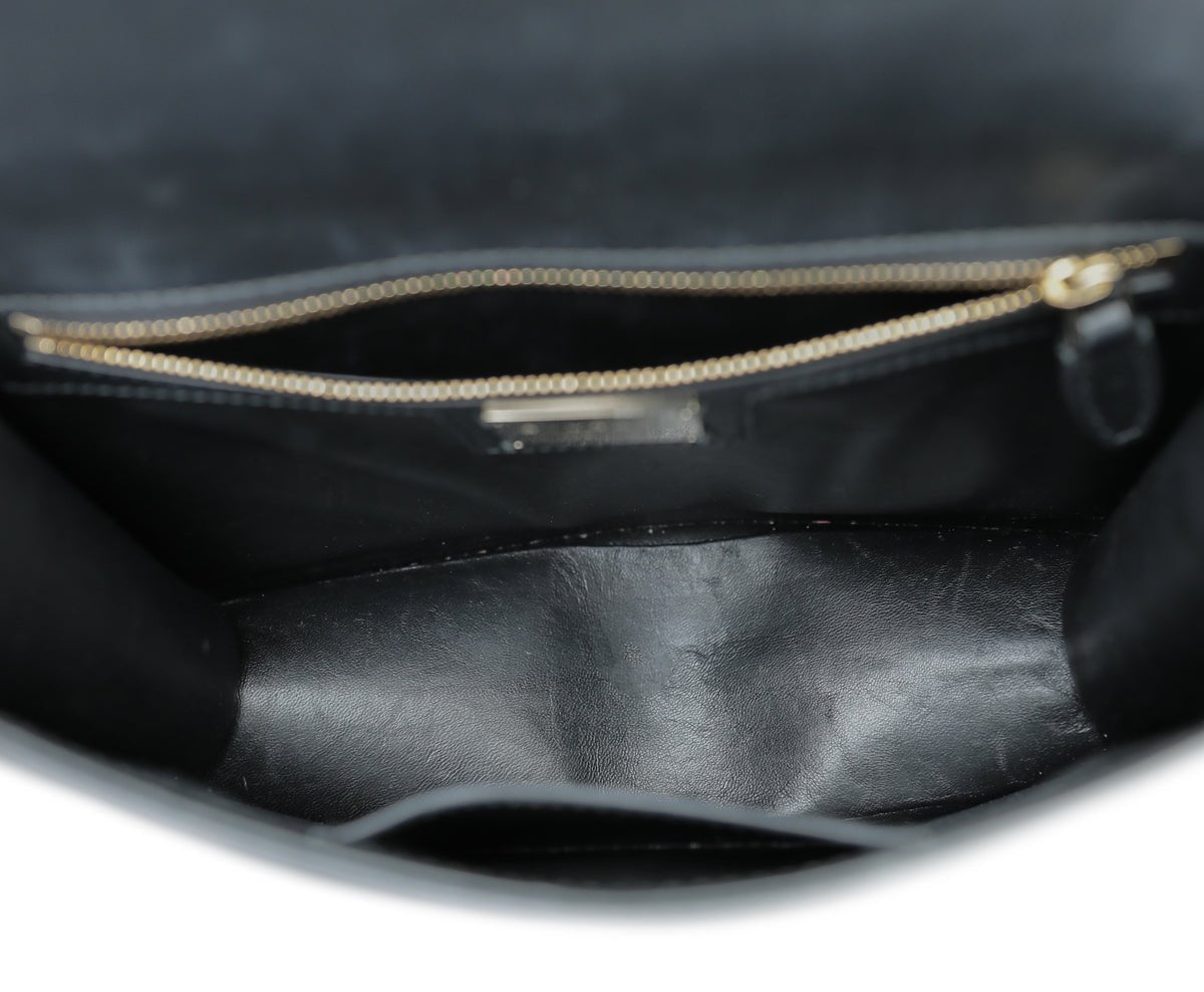 Bvlgari Black Serpenti Diamond Blast Small Flap Bag