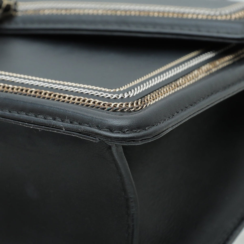 Bvlgari Black Serpenti Diamond Blast Small Flap Bag